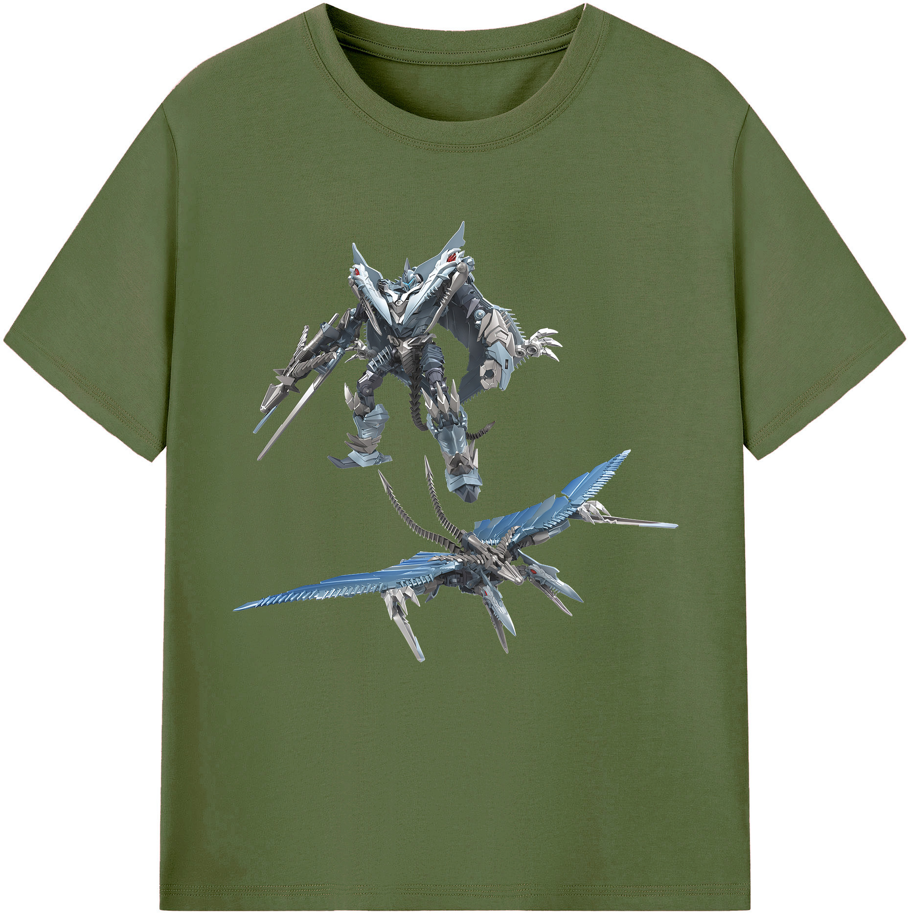 （画像用） Transformers トランスフォーマー 綿100％半袖Tシャツ（フロントプリント）
